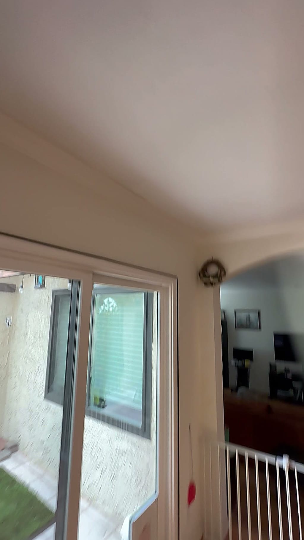 Dining room ceiling repaired, textured and painted in Encino, CA 91316