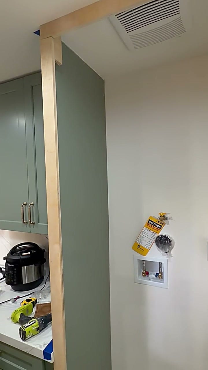 Adjusting and prepping the cabinet opening in Burbank, CA 91506