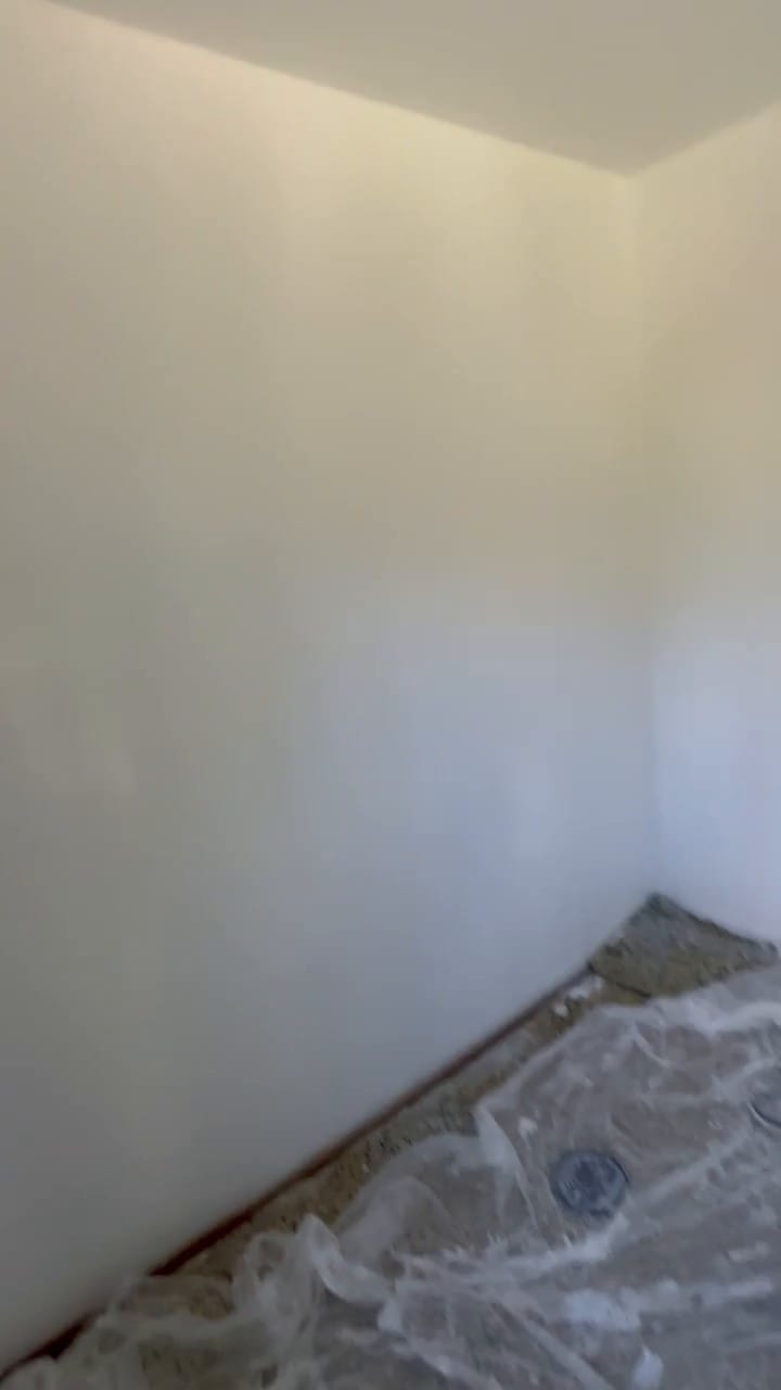 Finished, repainted ceiling and wall corner in North Hollywood, CA 91602