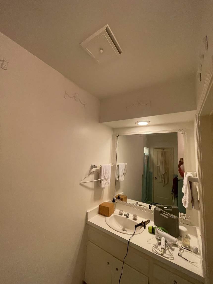 Bathroom repainted a clean neutral for sale in Studio City, CA 91604